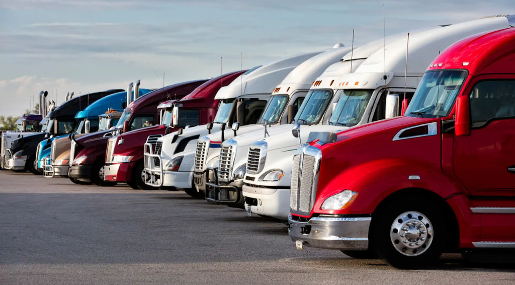 Golden One fleet of trucks